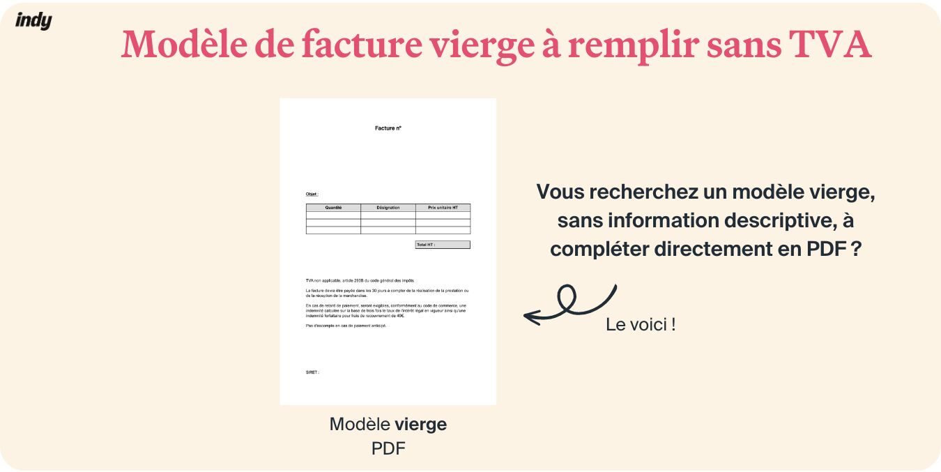 visualiser notre modèle de facture vierge à remplir directement en pdf, sans info